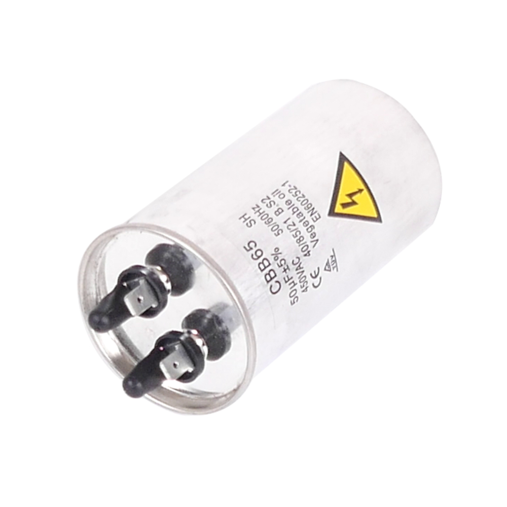 Capacitor, 50µF/450 V AC/50 Hz, S2