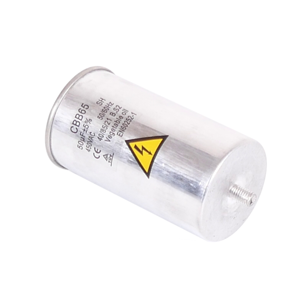 Capacitor, 50µF/450 V AC/50 Hz, S2