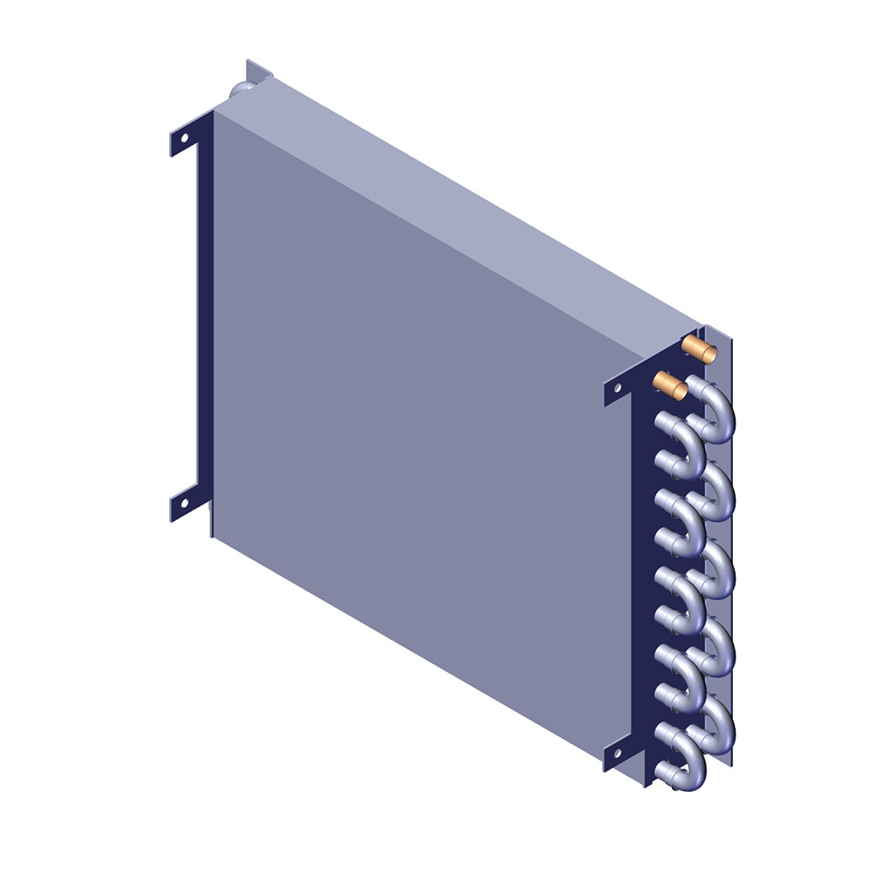 Evaporator coil, 320 x 44 x 275, inlet 3/8