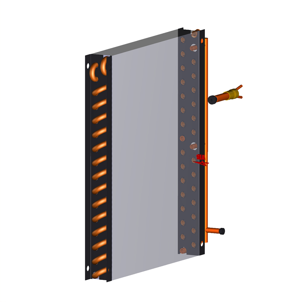 Evaporator coil, 2RR, 400 x 320 x 44