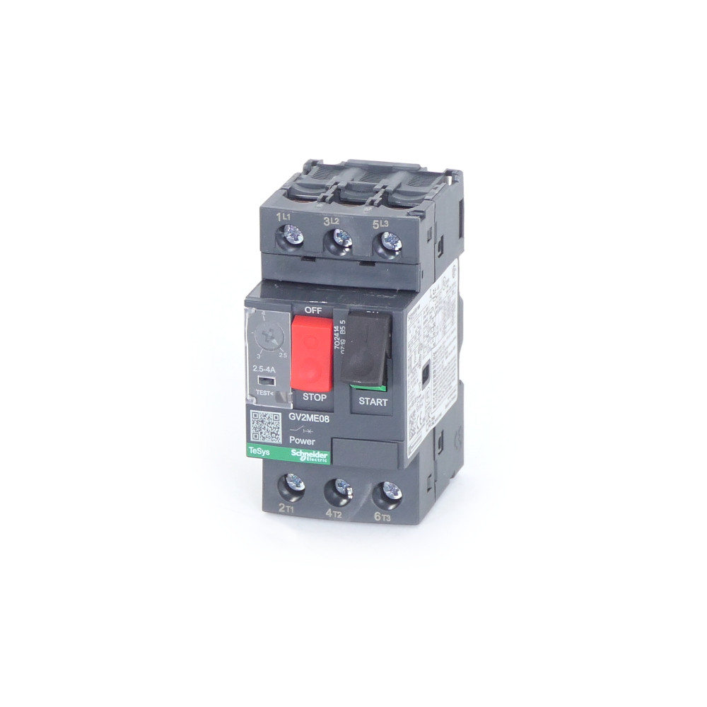 Contactor, switch, MCB, 3 Pole, 2.5-4.0A